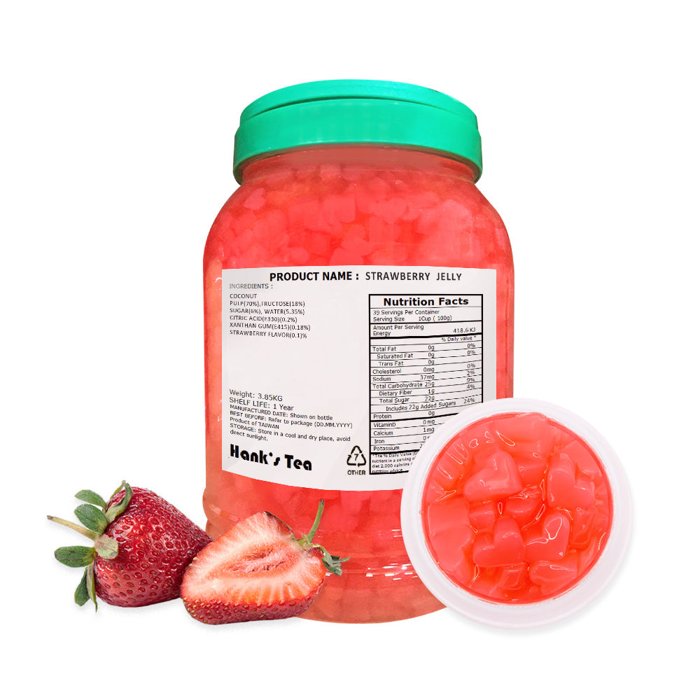 Heart Shape Coconut Jelly - Strawberry Flavor (3.85kg)