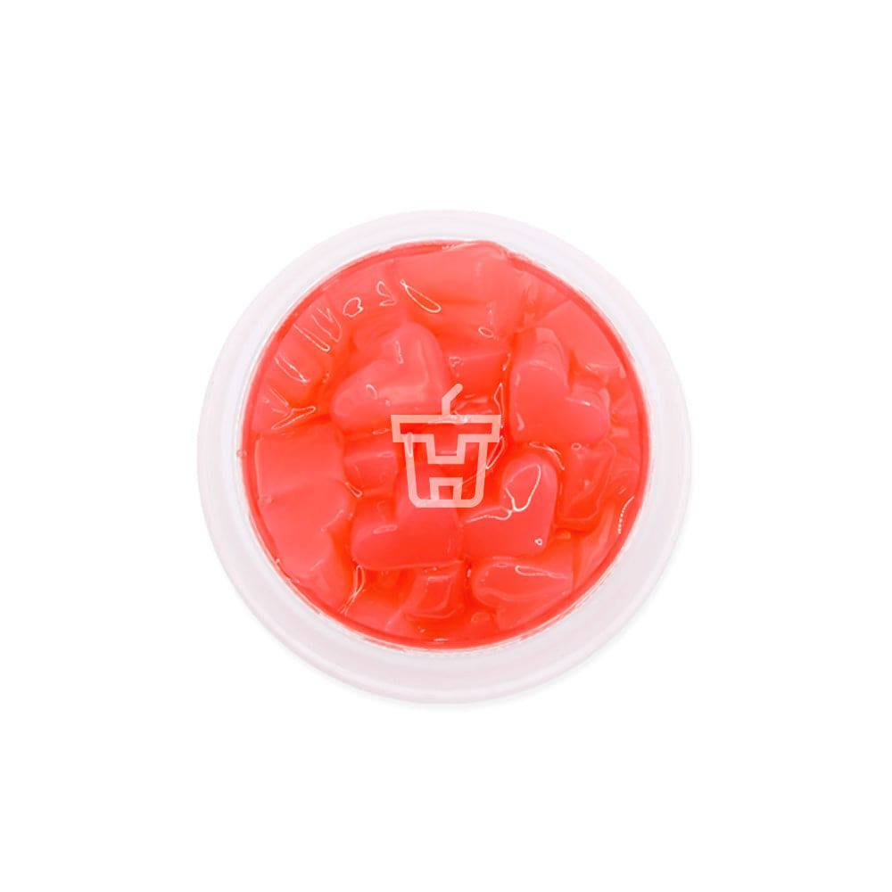 Heart Shape Coconut Jelly - Strawberry Flavor (3.85kg) - Hank's Tea Bubble Tea Wholesale