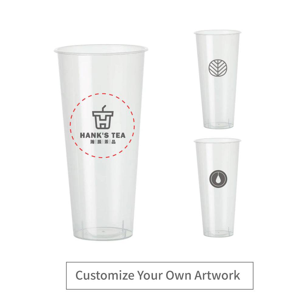 Custom Print 660ml PP Plastic Cup (90mm)