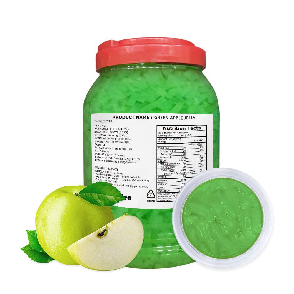 Refreshing Green Apple Flavor Coconut Jelly