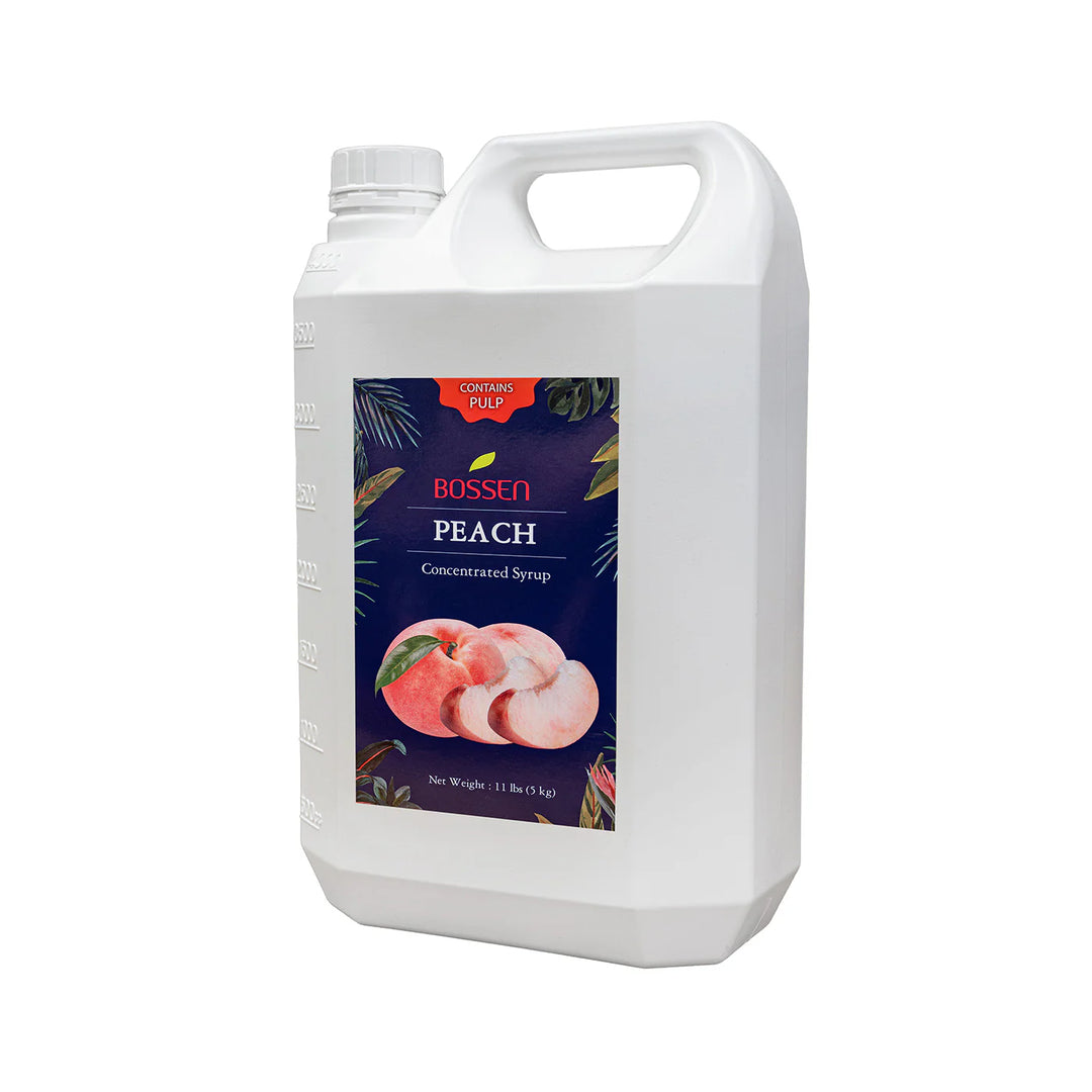 Premium Peach Syrup - Pulp